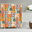 Douchegordijn met katten A814 2