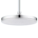 Douchekop 23 cm 6 standen Hogedruk plafonddouche met grote doorstroming Draaibare bovendouchekop G1/2 Standaardinstallatie 6