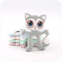 Doudou en silicone en forme de chat J874 1