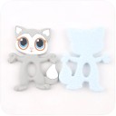 Doudou en silicone en forme de chat J874 4