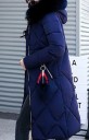 Doudoune longue femme avec motif J2323 9