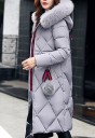 Doudoune longue femme avec motif J2323 10