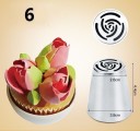 Douilles à décorer pour gâteaux - 7 pcs 8