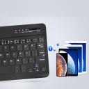 Draadloos Bluetooth toetsenbord voor tablet en telefoon Oplaadbare Li-ion batterij Bereik 10 m Opladen 2 tot 3 uur Engelse toetsenindeling 5