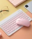 Draadloos mini-toetsenbord met Bluetooth-verbinding Dun compact ontwerp Lithiumbatterij QWERTY-indeling Eilandtoetsen 4