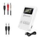Draadloze Bluetooth 5.0 adapter voor in de auto met display 3,5 mm jack aansluiting Micro SD-kaartsleuf 300 mAh batterij 10 m bereik Jack 3