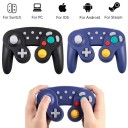 Draadloze controller in GameCube-stijl met Turbo-functie, vibratiefeedback en console-wake-up, compatibel met pc en Nintendo Switch 1