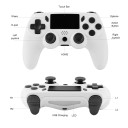 Draadloze gamecontroller met touchscreen, lichtbalk, trilfunctie en 6-assige gyroscoop voor een realistische game-ervaring 2