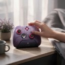 Draadloze gamepad 8BitDo Ultimate 2 Evernight Bluetooth en kabelverbinding 14,7 x 10,3 x 6,1 cm Paars Voor PC en Android 5