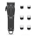 Draadloze haar- en baardtrimmer voor mannen Instelling van het mes 0,2 tot 0,6 mm Kammen 3 tot 19 mm Roestvrijstalen mes Zwart Haartrimmer USB 2
