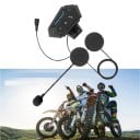Draadloze handsfree voor motorhelm voor telefoneren met microfoon en twee luidsprekers Standby-modus 120 uur Bereik 10 m 2