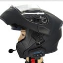 Draadloze handsfree voor motorhelm voor telefoneren met microfoon en twee luidsprekers Standby-modus 120 uur Bereik 10 m 3
