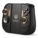 Draadloze joypad voor Nintendo Switch 2 11,67 x 6,12 x 5,22 cm met 9 RGB verlichtingsmodi en een batterij van 600 mAh zwart met oplaadbaar middenstuk 1