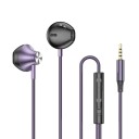Draadloze oordopjes met 3,5 mm jack en microfoon metalen constructie waterdicht bediening op de kabel voor muziek en bellen 4