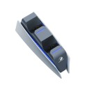 Draadloze oplaadstation voor PS5 DualSense controllers dubbele snellader met LED-indicatoren voor het opladen van gamecontrollers 3