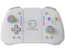 Draadloze split controller KS42-1 voor Switch/OLED met RGB-licht, vibratie, turbofunctie en kleurkeuze inclusief wit en zwart 9