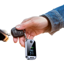 Draagbare alcoholtester 3,08 x 1,3 x 5,7 cm LCD-scherm Ademanalysator voor thuisgebruik USB-C opladen met mogelijkheid tot bevestigen aan sleutels 3