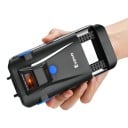 Draagbare Bluetooth barcode scanner 1D 2D QR met telefoonclip, 1200 mAh, 2,4G en USB-C, zwart, voor magazijn, winkel en inventaris 4