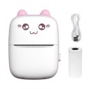 Draagbare mini bluetooth printer, zwart-wit printen, thermische printer voor mobiele telefoon 4