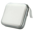 Draagbare opbergdoos voor 40 cd&#39;s en dvd&#39;s, opbergdoos met rits, vierkante schijforganizer, schijfhouder, cd-opslag voor thuis, schijfhouder, archivering 3