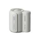 Draagbare USB-tailleventilator onder kleding, mini-elektrische riemclip, kampeerluchtkoeler, 3 windstanden, stille werking 1