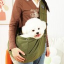 Draagtas voor honden over de schouder 75 x 65 cm Comfortabele tas voor uitlaten en reizen Huisdieren tot 7,5 kg Buitenste zak Verstelbare schouderband 9