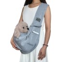 Draagtas voor honden over de schouder 75 x 65 cm Comfortabele tas voor uitlaten en reizen Huisdieren tot 7,5 kg Buitenste zak Verstelbare schouderband 11
