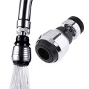 Draaibare adapter voor waterkraan 360° Gewrichtskop voor het richten van de waterstroom Schroefdraad Zilver met zwarte elementen 3