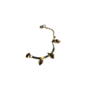 Draak duivelse oorbellen met ketting voor kraakbeen moderne hip-hop stijl trendy punk sieraden voor vrouwen voor dagelijks gebruik met clips 2