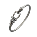 Drahtarmband Edelstahl 62 mm Hufeisenform wasserfest unisex moderner Schmuck für den Alltag 3