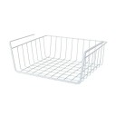 Drahtaufbewahrungskorb unter dem Regal 30 x 23 x 14 cm Metallorganisator für Schrank, Küche und Schreibtisch Aufbewahrungsständer für Kleinigkeiten 4