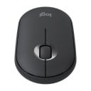 Drahtlose flache Maus in ovaler Form Verbindung über USB-Empfänger 2,4 GHz oder Bluetooth Auflösung 1000 DPI Drei Tasten Stromversorgung 5