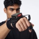 Drahtlose Handheld-1D/2D Barcode- und QR-Code-Lesegerät, lange Reichweite, 800 mAh Batterie, Bluetooth und USB, schwarz, für Lager, Logistik 2