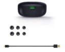 Drahtlose In-Ear-Kopfhörer mit Ladebox Bluetooth 5.0 Mikrofon für Anrufe Akkulaufzeit 6 Stunden Musiksteuerung Schwarz mit goldenen Details 2