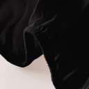 Drap housse élastique 99x190cm Noir mat Drap housse pour lit Doux Agréable au toucher Sommeil confortable Entretien facile 3