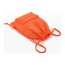 Drawstring Backpack 44 x 33 cm Water-Repellent Nylon Rucksack with Zip Pocket Unisex For the Gym School and Outings 8