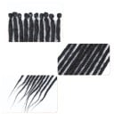 Dreds Sintéticos Largos Postizos 61 cm Ombre loc Para Extensión de Cabello Estilo Reggae Ligeros y Flexibles Fácil Instalación y Remoción 4