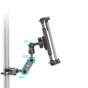 Drehbarer Wandhalter für Tablet und Telefon für Laufband, Kinderwagen, Ergometer, Fahrrad 360° Tabletständer 4