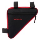 Dreiecktasche für Fahrradrahmen 24 x 18 x 18 cm Klettverschluss Robuste Fahrradtasche für Werkzeug und Zubehör Leicht und praktisch 7