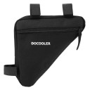 Dreiecktasche für Fahrradrahmen 24 x 18 x 18 cm Klettverschluss Robuste Fahrradtasche für Werkzeug und Zubehör Leicht und praktisch 6