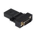 Drejeadapter HDMI til DVI 24+1 F/M 6
