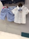 Dreng vest og shorts B1382 4