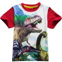Drenge 3D T-shirt med dinosaurprint J1939 2