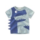 Drenge dinosaur t-shirt B1392 1