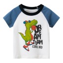 Drenge dinosaur t-shirt B1590 9