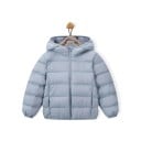 Drenge- og pige vinterjakke med hætte og lynlås i unisex design Varme nylonjakke til frostvejr Let og varm vinterjakke til drenge og piger 6