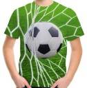 Drenge-T-shirt med bold 6