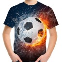 Drenge-T-shirt med bold 5