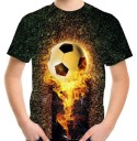 Drenge-T-shirt med bold 8