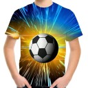 Drenge-T-shirt med bold B1487 7